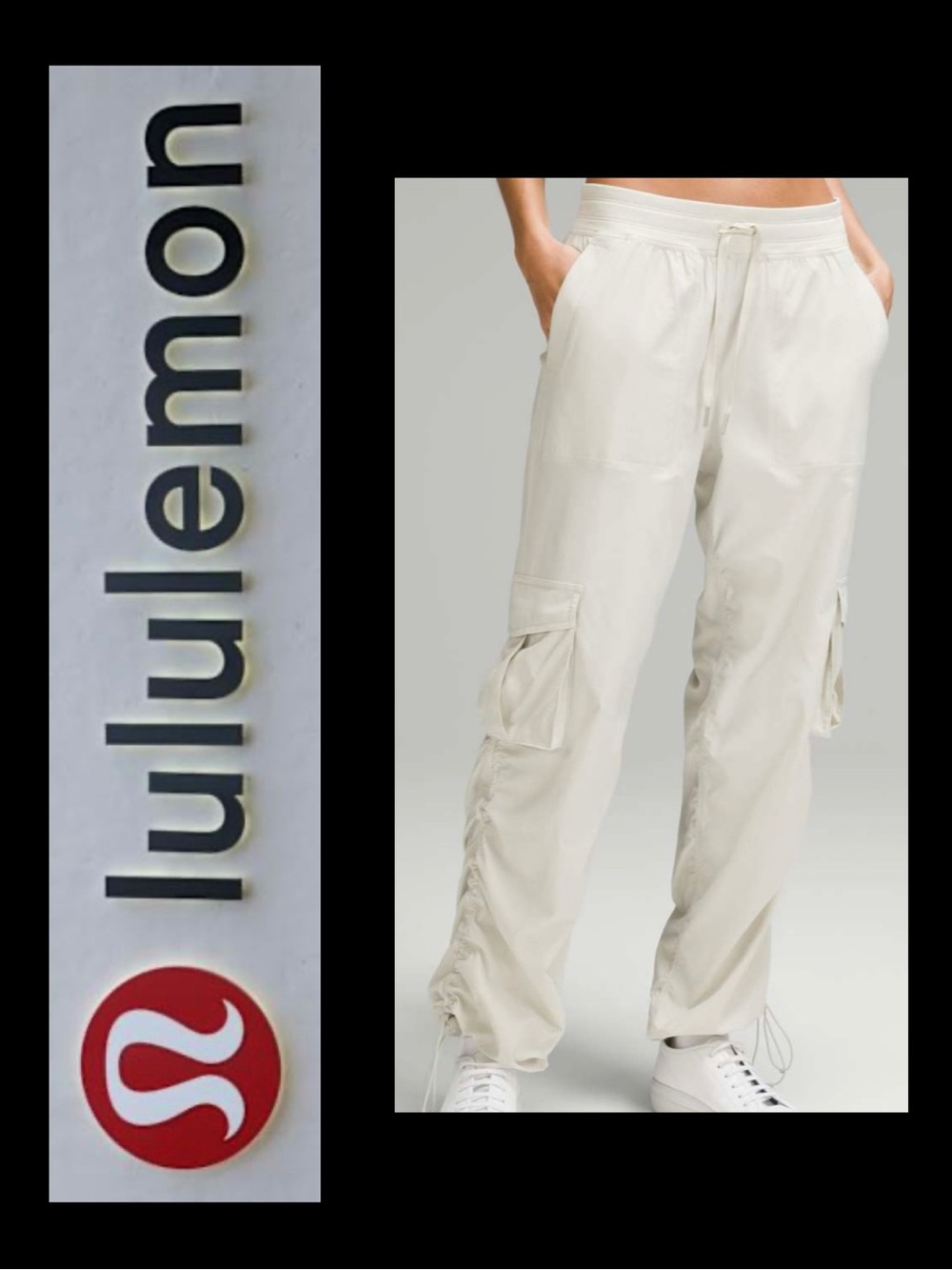 LULULEMON DANCE STUDIO RELAXED-FIT-MID RISE CARGO PANTS